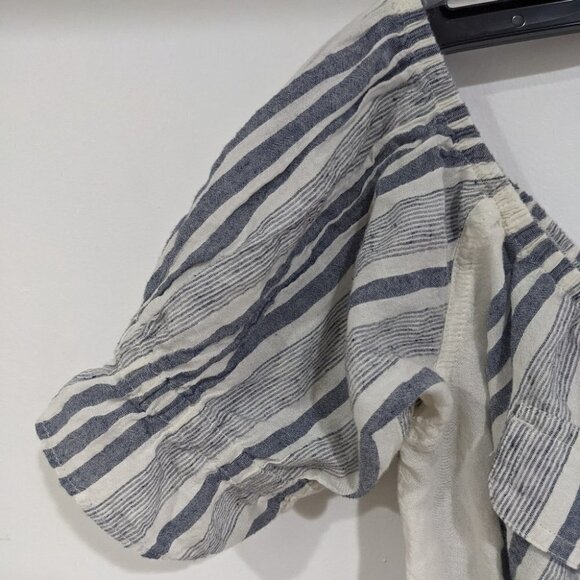 American Eagle | Striped Off-The-Shoulder Blouse - Picture 6 of 7